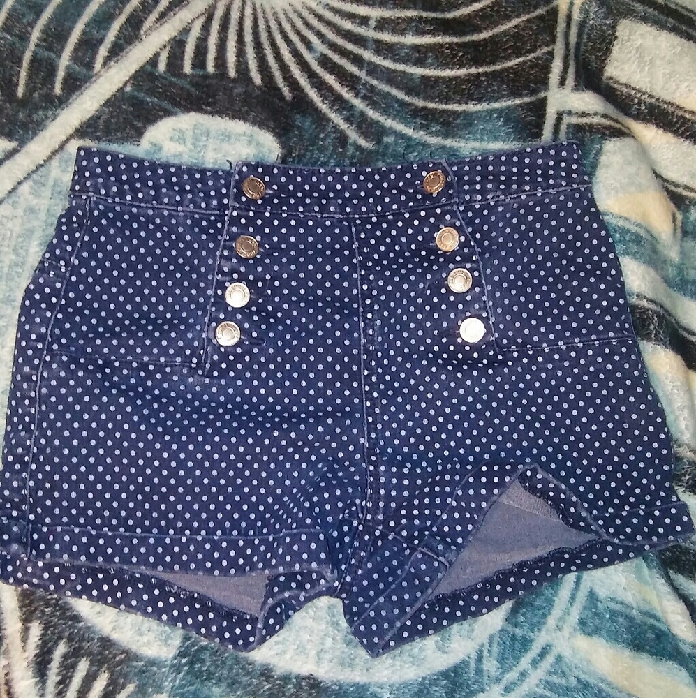 High Waisted Sailor Shorts