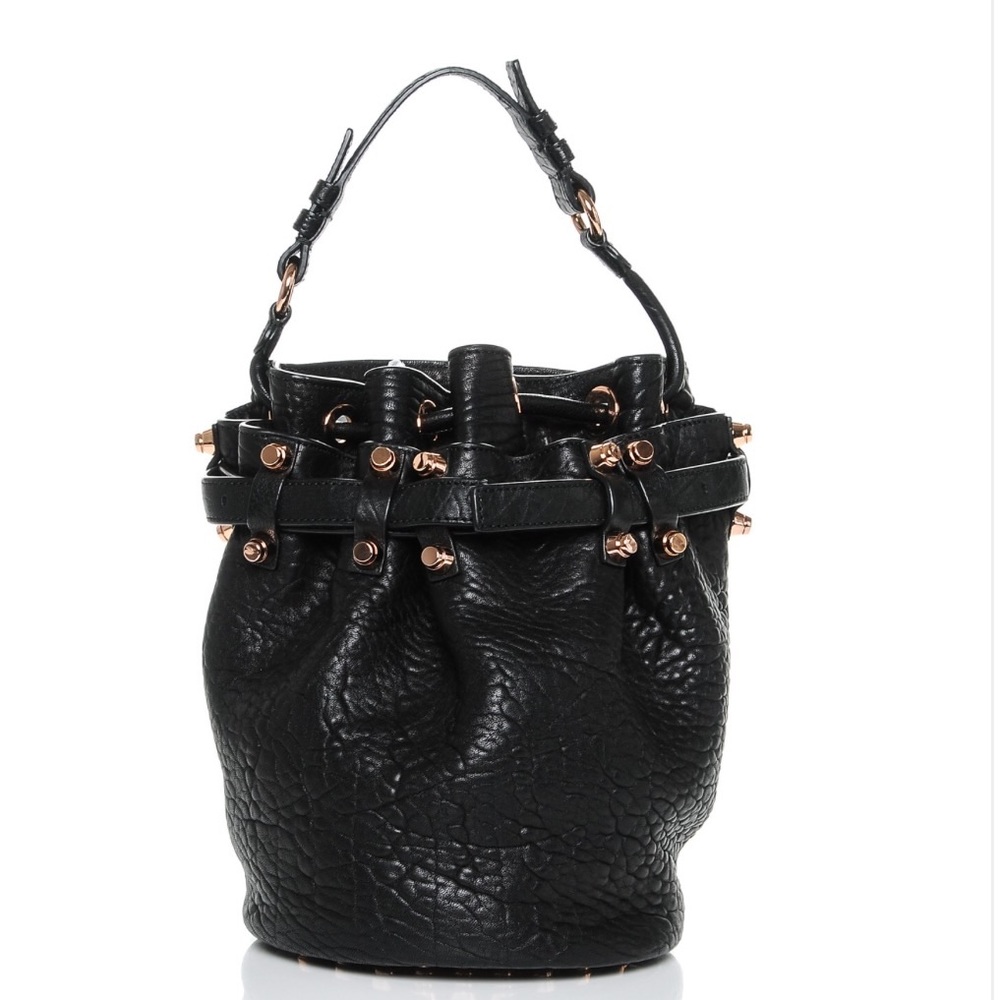 ALEXANDER WANG Diego Bucket Bag Rose Gold Hardware