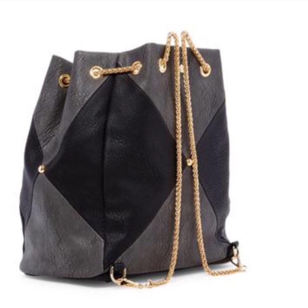 Last 1! 💖HP 11/22 💖Color block backpack tote - Picture 4 of 5