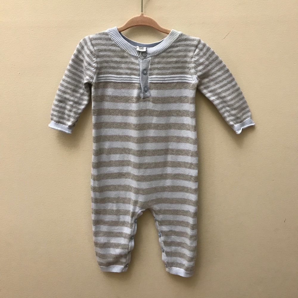 Janie and Jack 3-6 mo boy sweater one-piece