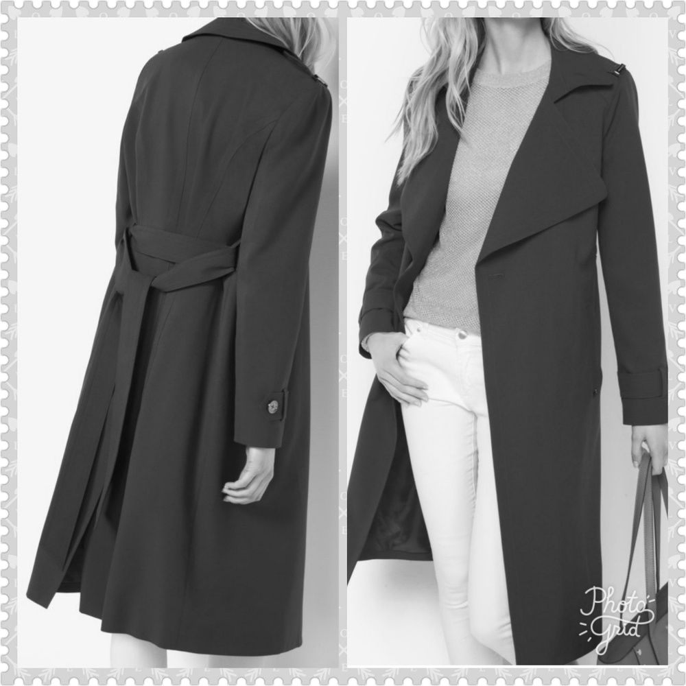 Brand new, never used, w/ags Belted trench coat