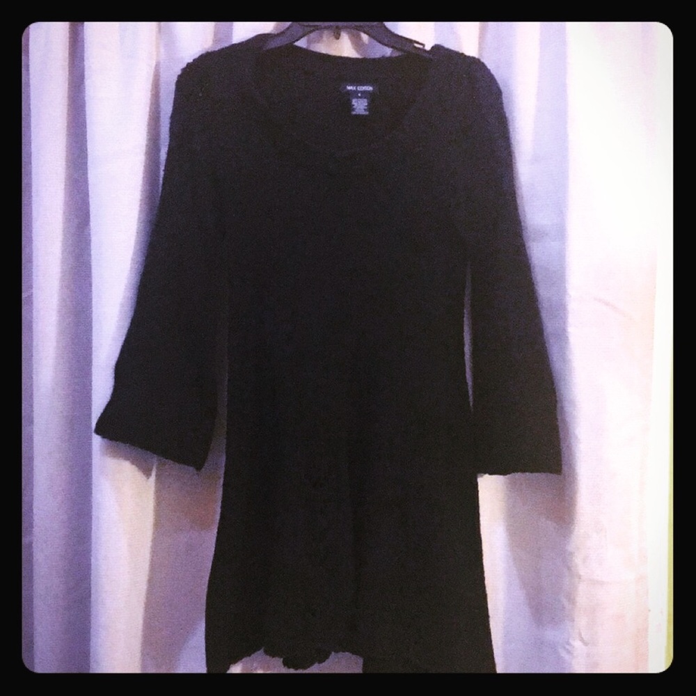 MAKE AN OFFER‼️Max Editions Black Sweater Dress S