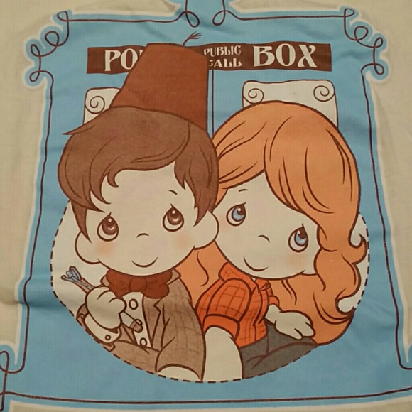 teefury Tops - Doctor Who x Precious Moments inspired T-shirt