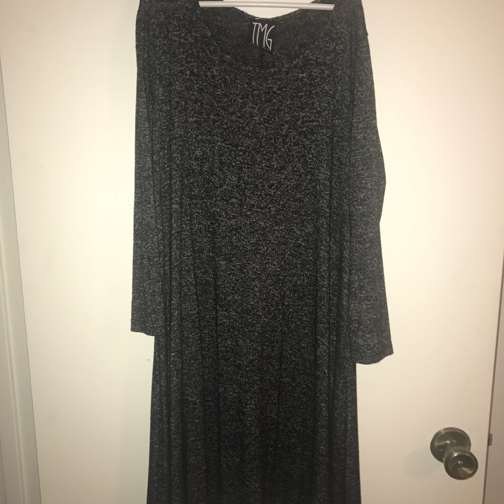 plain grey dress