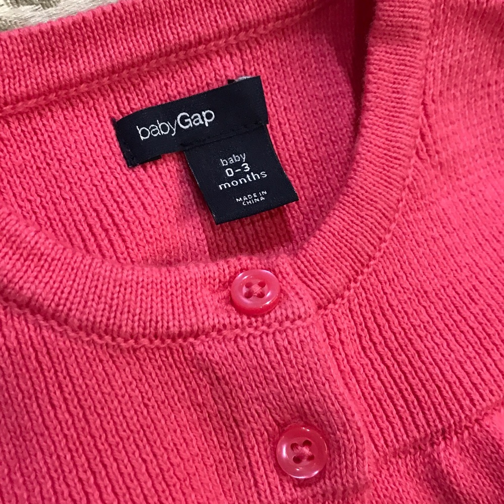 Baby GAP Pink Cardigan 0-3 Months