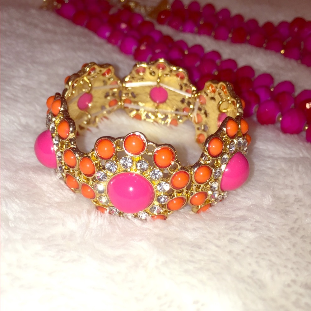 Gold & Enamel Bracelet