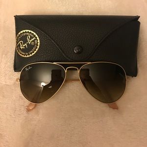 Ray-ban Aviator Gradient Gold
