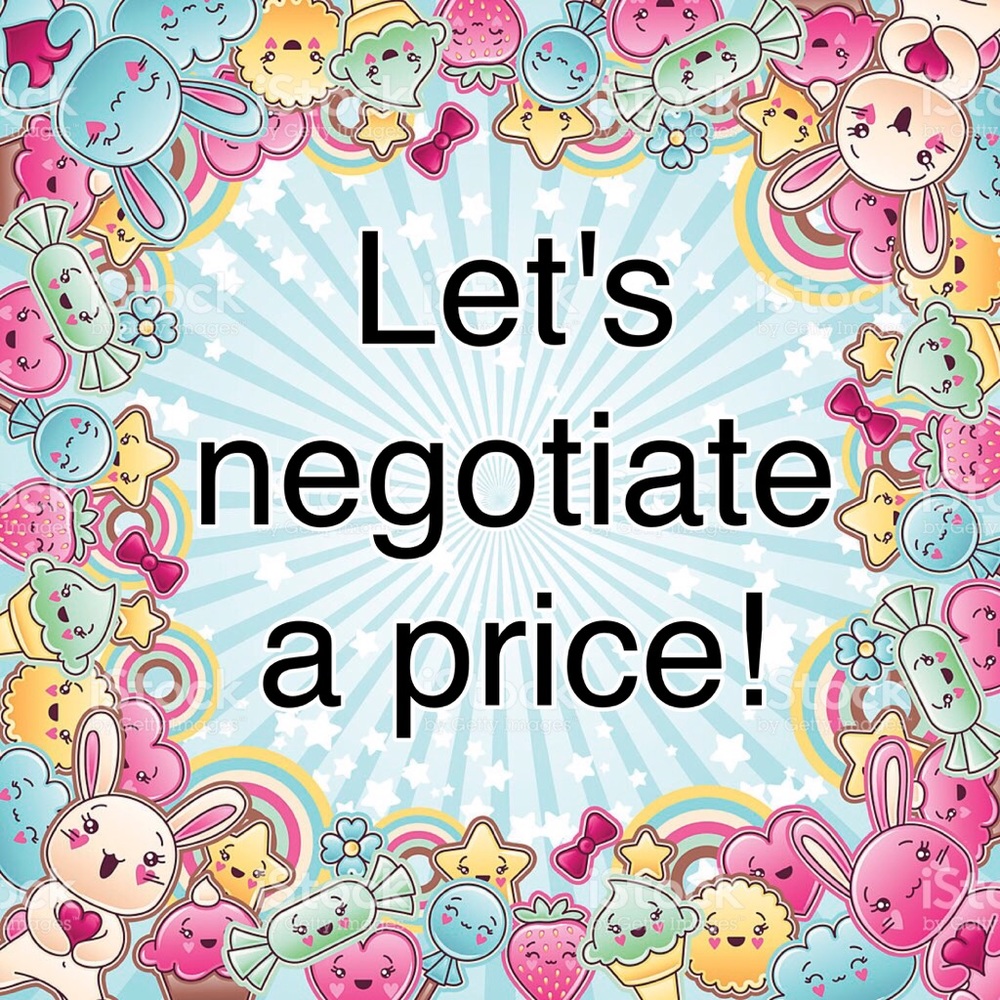 Let's negotiate a price