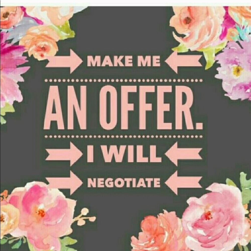 Don't be shy.. make a reasonable offer.