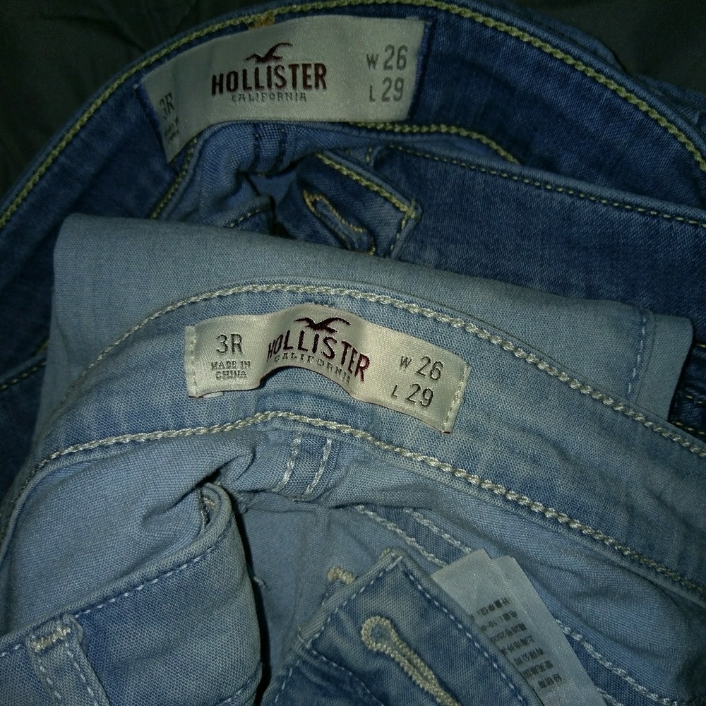 3 pairs of Hollister Jeggings
