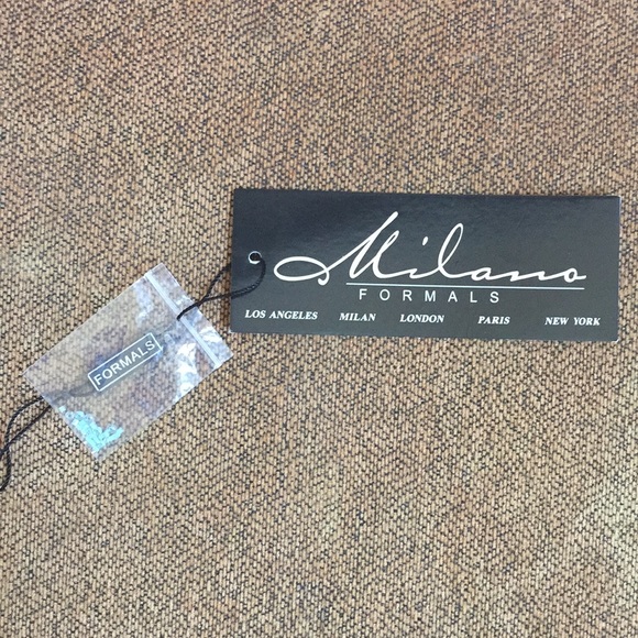 Milano Formals : Aqua (worn once to a prom) - Picture 3 of 6