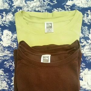 North Face long sleeve shirt bundle medium