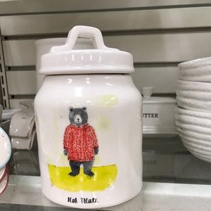 Rae Dunn bear treats canister
