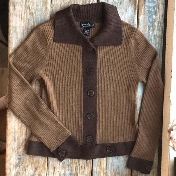 Merced & Madison Merino Wool Cardigan - Picture 1 of 4