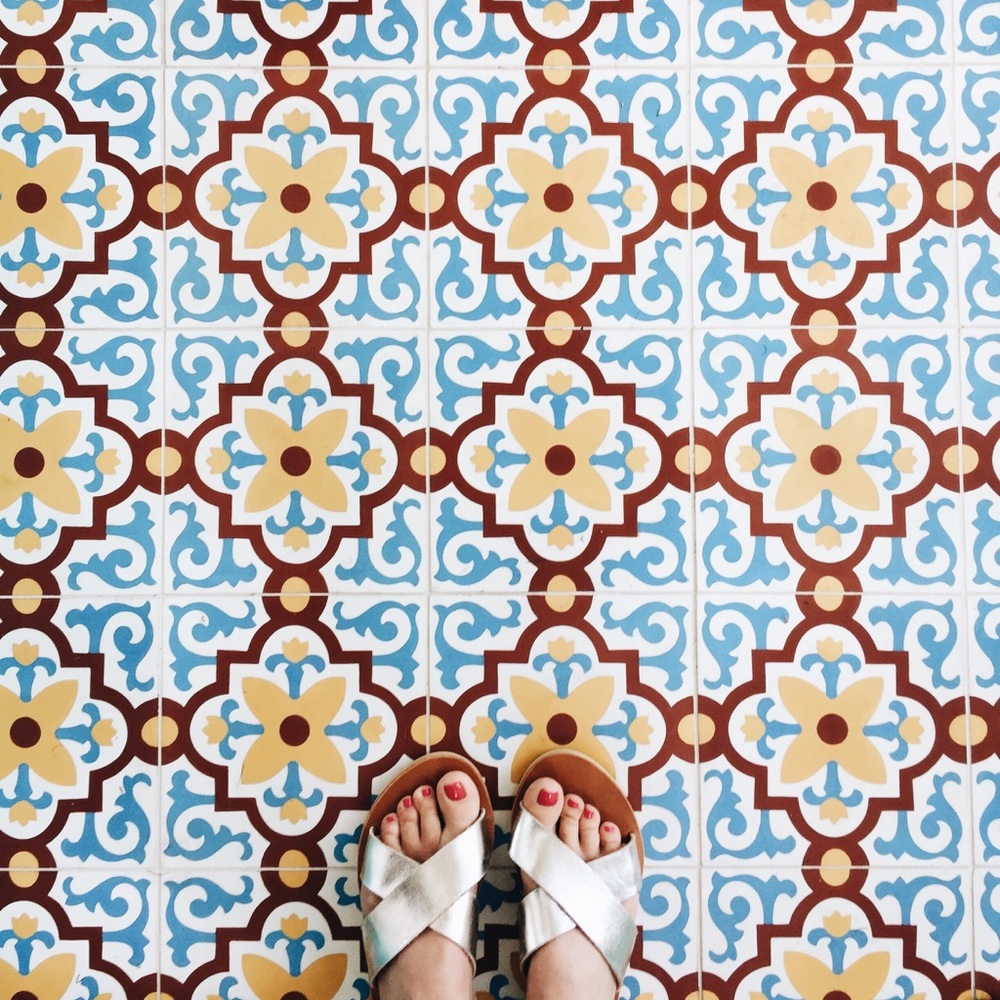 Sseko Designs White Gold Crossover Sandal