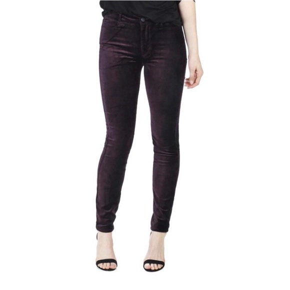 PAIGE Pants - NEW! Paige Hoxton Velvet Skinny Ankle Jeans