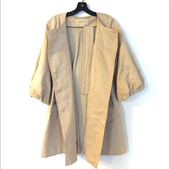 MMK Trench Coat Balloon Sleeves - Picture 3 of 10