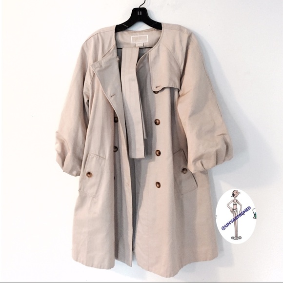 MICHAEL Michael Kors Jackets & Blazers - MMK Trench Coat Balloon Sleeves