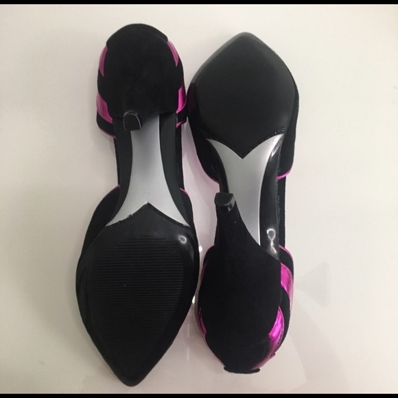 Sigerson Morrison for Target Neon Black Heels - Picture 3 of 6