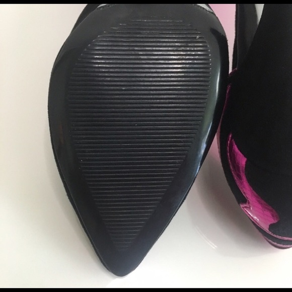 Sigerson Morrison for Target Neon Black Heels - Picture 4 of 6