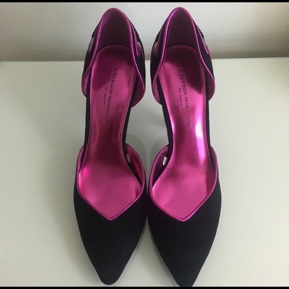 Sigerson Morrison for Target Neon Black Heels - Picture 5 of 6