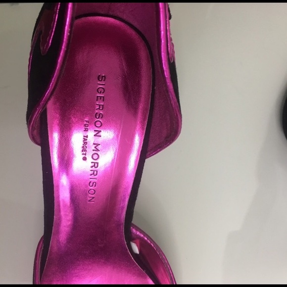 Sigerson Morrison for Target Neon Black Heels - Picture 6 of 6