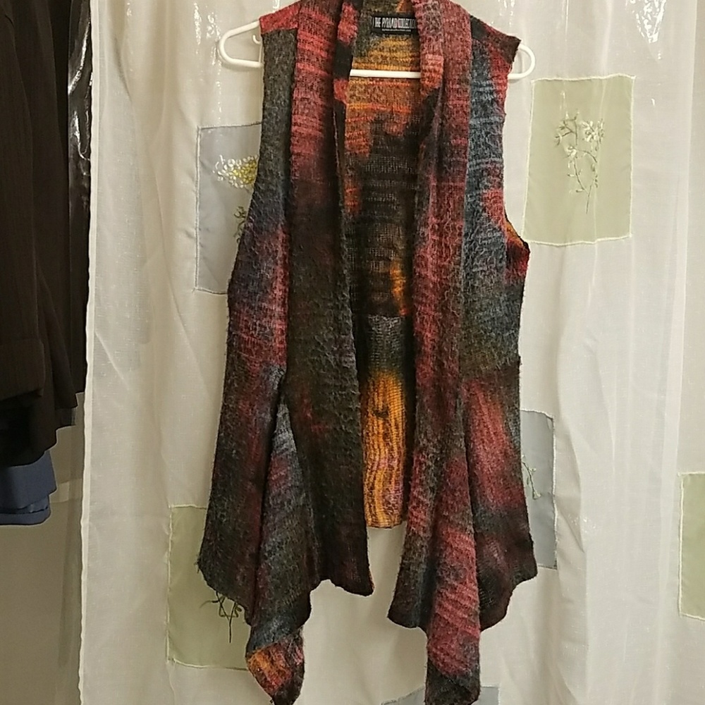 Tunic like sweater vests