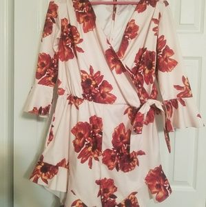 Cupshe Flower Romper
