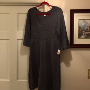 🔥FINAL PRICE🔥NWT Women's Grey Sweater Dress