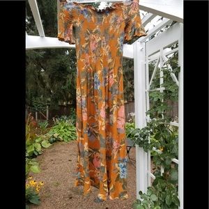 Urban outfitters floral midi dress