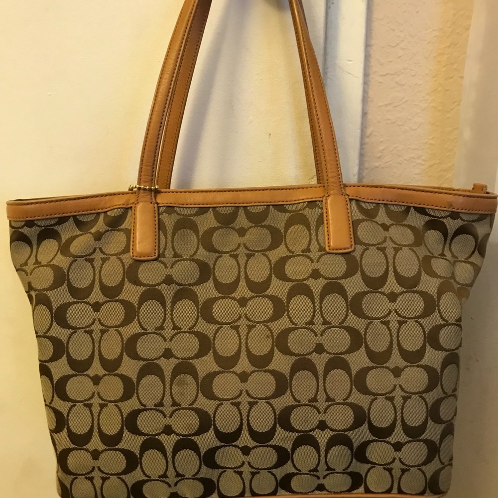 Coach large tote