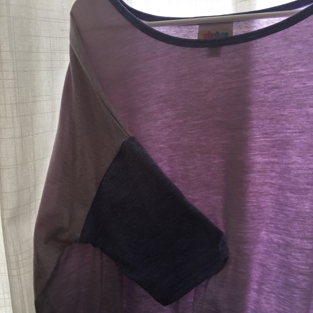 Purple on purple LulaRoe IRMA