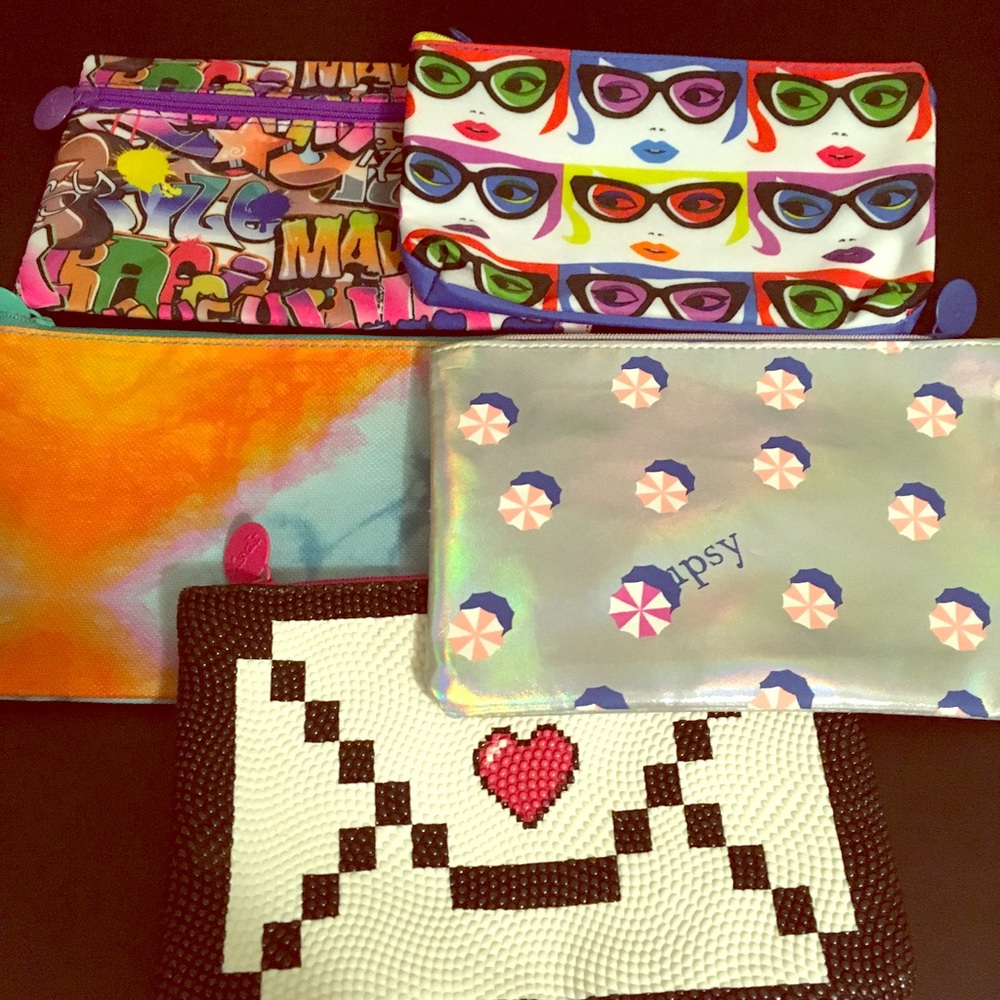 🌸SALE🌸 5 Make-up Bags/Pouches