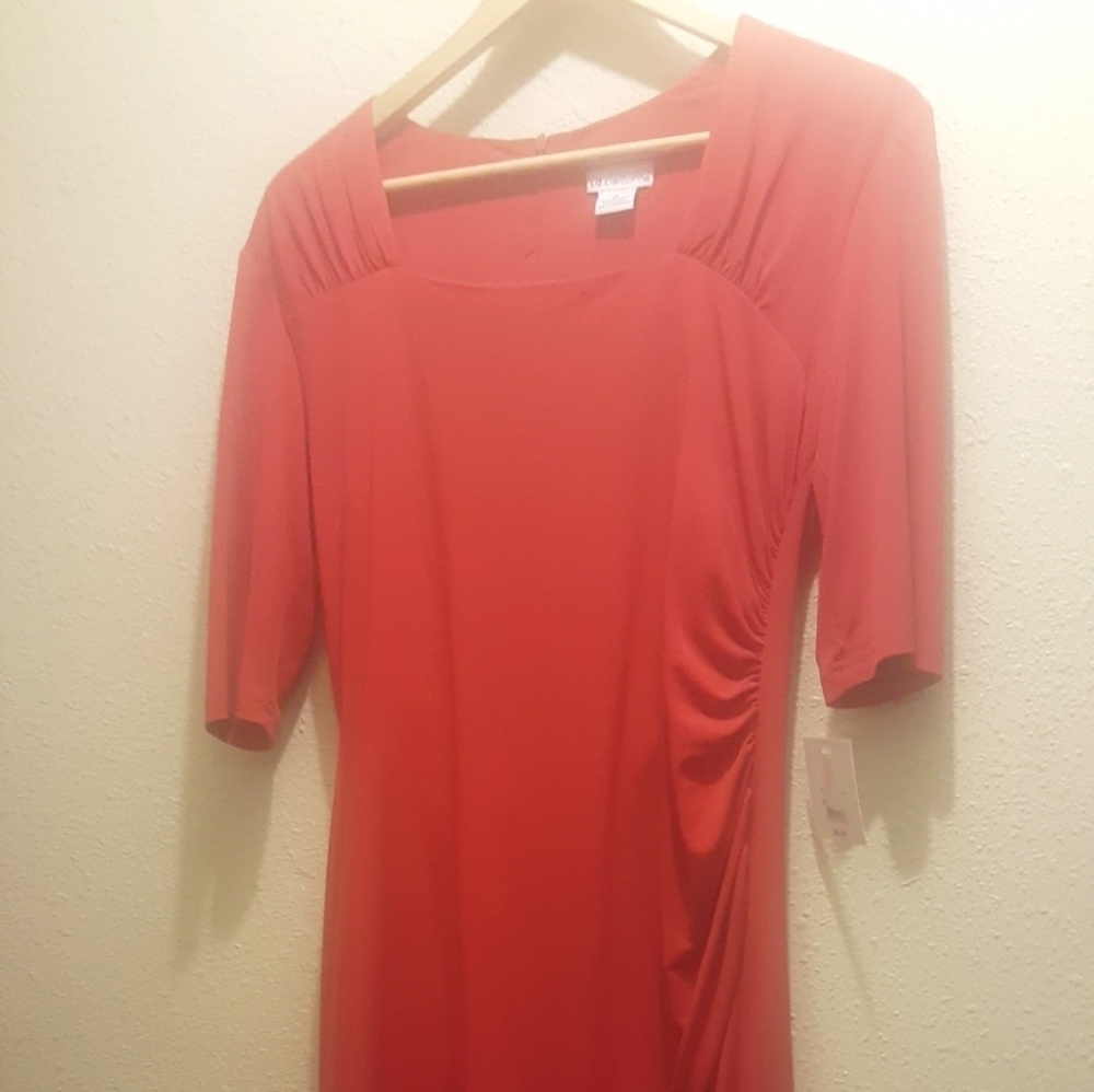 Vibrant Red Liz Claiborne Dress