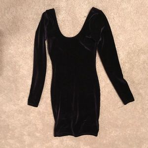 Velvet bodycon