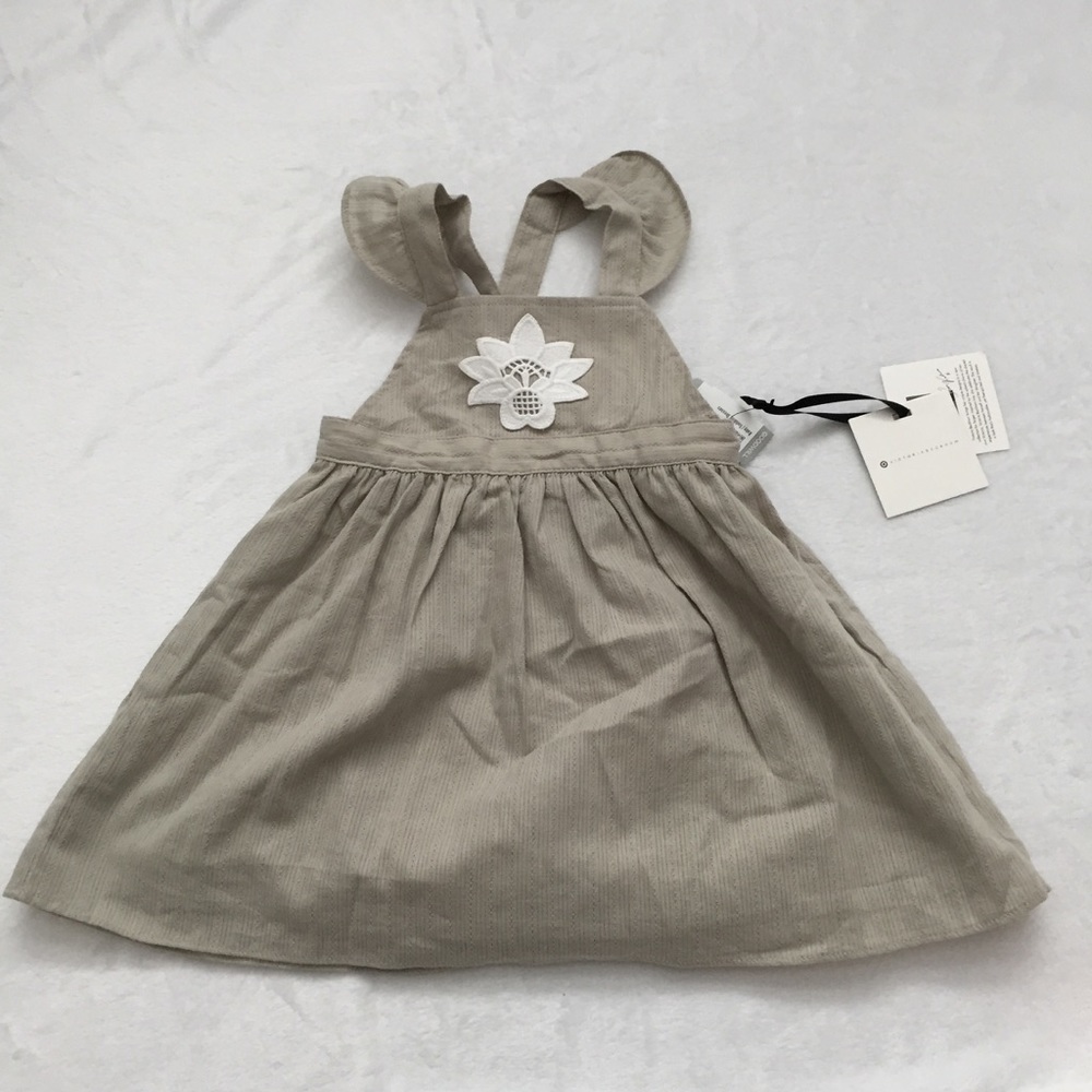 Sage Ruffle Strap Flower Dress Victoria Beckham - Picture 3 of 4