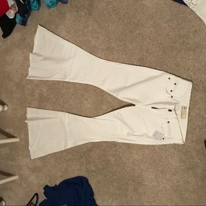 White Free People Flares