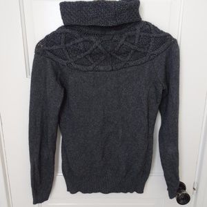 Grey Turtle Neck Sweater