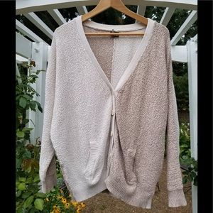 Urban outfitters button cream cardigan
