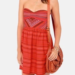 Roxy red mini dress