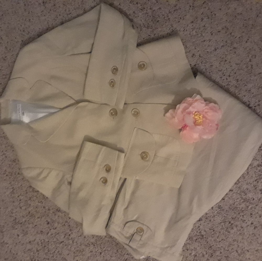 Banana republic khaki pant suit