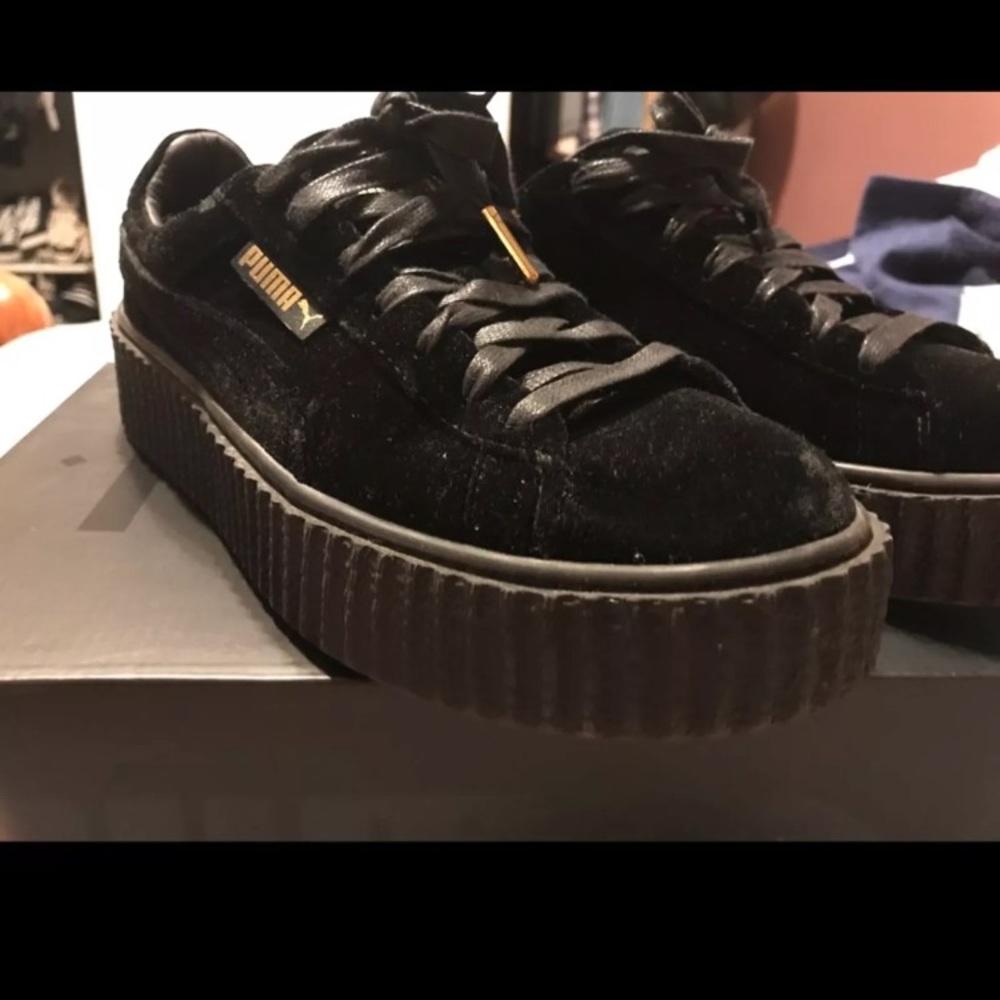 Rihanna velvet Puma Creepers