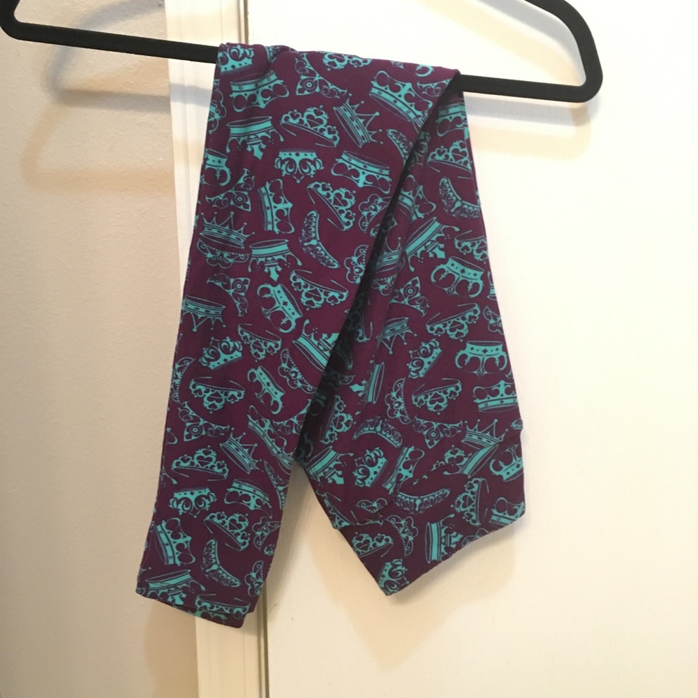Lularoe 🦄 Crown and tiara OS leggings! HTF