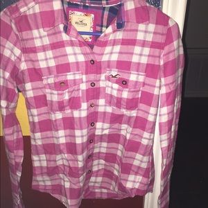 Plaid long sleeve shirt