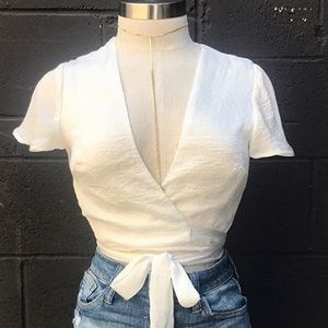 Silky crop top
