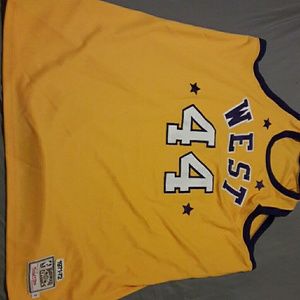Very very very rare Jerry West Lakers throwback