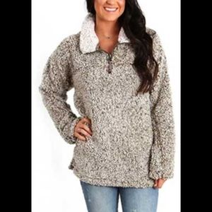 Green True Grit Pullover