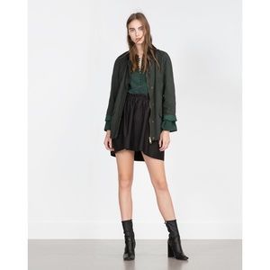 Zara Waxed Fabric Jacket