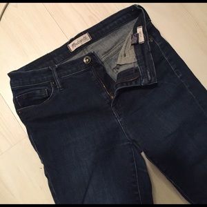 Madewell dark wash skinny jean