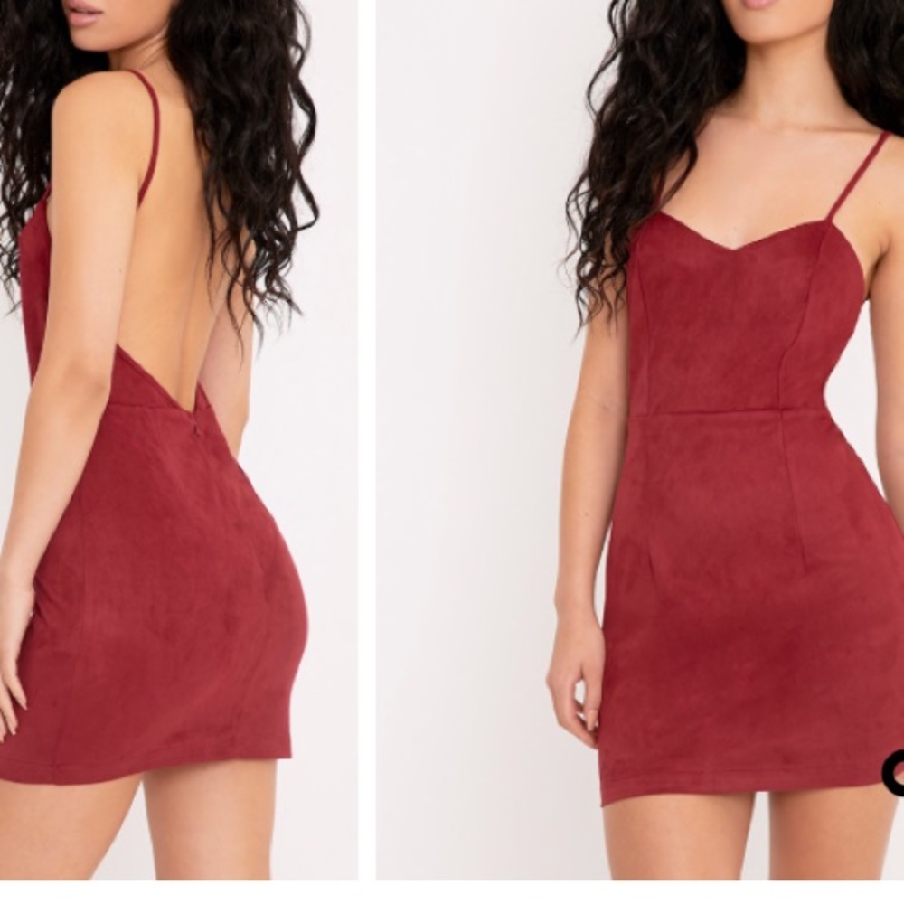 Suede dress